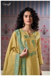 Malina 3159 By Ganga Silk Jacouard Printed With Hand Embroidery Dress Material Wholesale Price In Surat